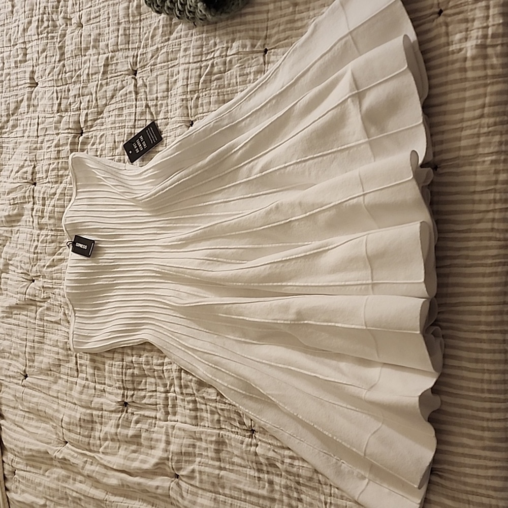 White strapless Dress